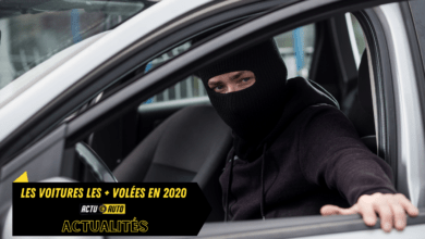 Classement des 10 voitures volées en 2020 | Actuauto.fr