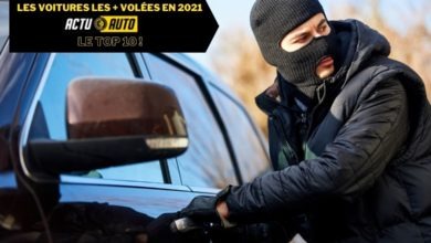 Les voitures les plus volées en 2021 | Actuauto.fr