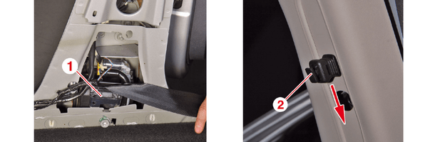 Changer l'attache ceinture de sécurité avant : comment procéder