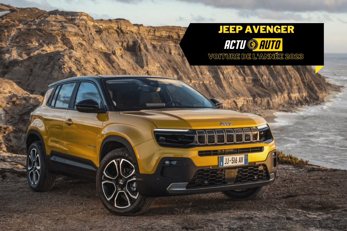 Découvrez Jeep Avenger, Voiture de l’année 2023 | Actuauto.fr