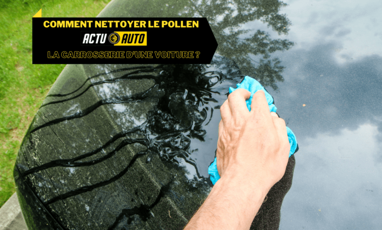 Comment nettoyer le pollen sur sa voiture ? | Actuauto.fr
