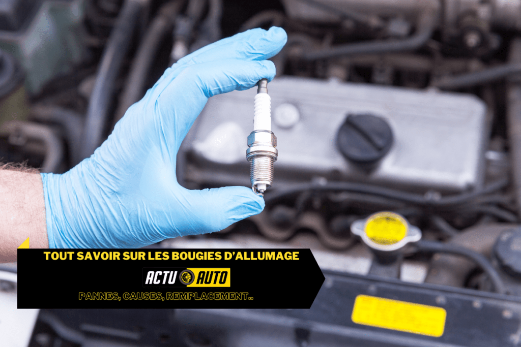 Bougie D'allumage 95463 - Électrode Platine - Filetage 12mm - Pour Moteur Moto/voiture - Anti-parasitage