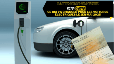 voiture électrique et carte grise